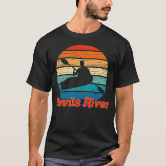 T-shirt Devils River Canoë Kayak Teas Kayaker TX Yak
