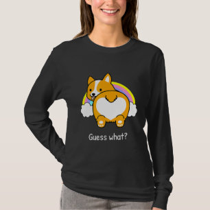 T-shirt Devinez ce Corgi Butt Rainbow Corgi