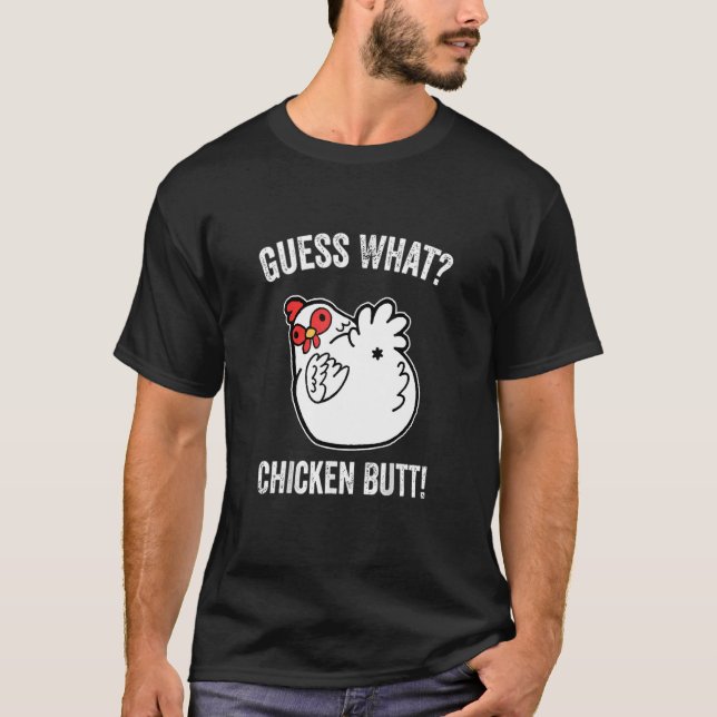 T-shirt Devinez ce poulet mais mignonne (Devant)