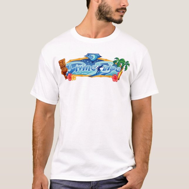 T-shirt Devinez le surfer de minuit de glissière (Devant)