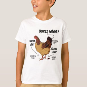 T-shirt Devinez Quel Beurre De Poulet, Amoureux Du Poulet 