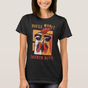 T-shirt Devinez Quel Beurre De Poulet ! Drôle PapaFrèresAm