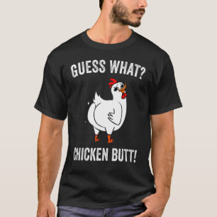 T-shirt Devinez Quel Beurre De Poulet Drôle Poulets