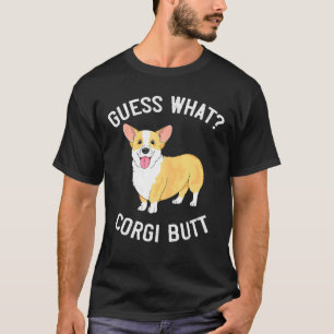 T-shirt Devinez Quel Corgi Fesses Corgi Chien Jeu de mots