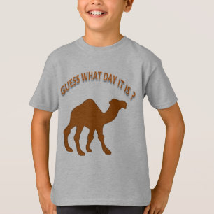 T-shirt Devinez quel jour nous sommes ? (Impression chamea