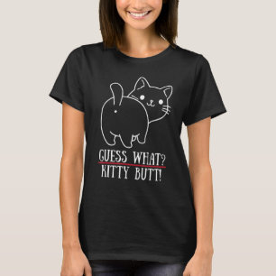 T-shirt Devinez quel Kitty Butt Kitten Chat