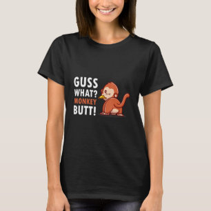 T-shirt Devinez Quel Singe Mais Brown De Banane