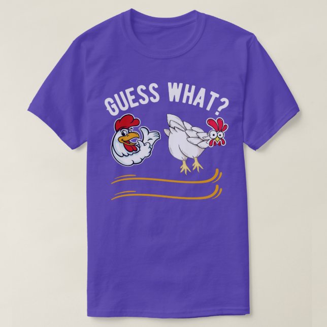 T-shirt Devinez quoi (Design devant)