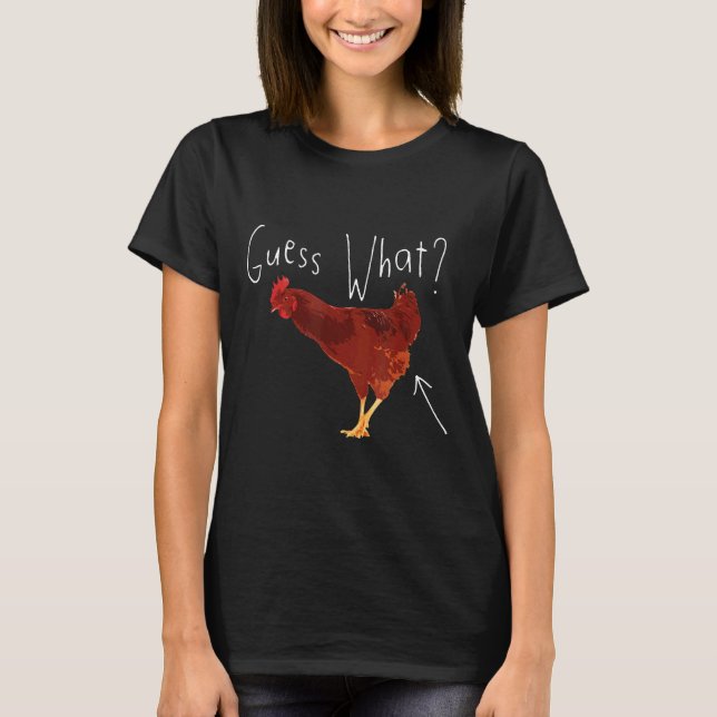 T-shirt Devinez quoi poulet Buthilarious (Devant)