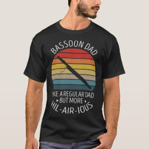 T-shirt Devis Bassoonist pour l'instrument éolien de Basso