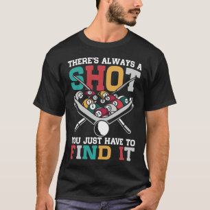 T-shirt Devis Billiard Drôle 8 Ball Player