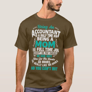 T-shirt Devis comptable être une mère comptable