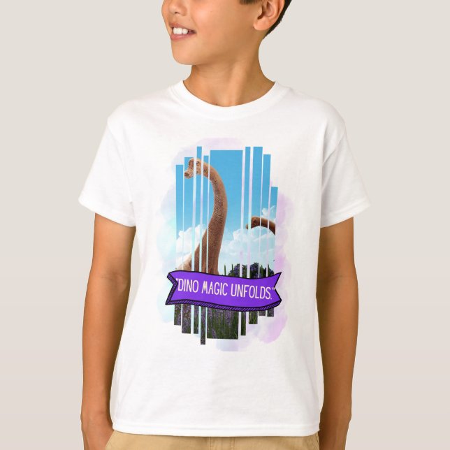 T-SHIRT DEVIS D'ANIMAUX DE DINOSAUR DESIGNS (Devant)