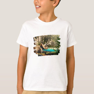 T-SHIRT DEVIS D'ANIMAUX DE DINOSAUR DESIGNS