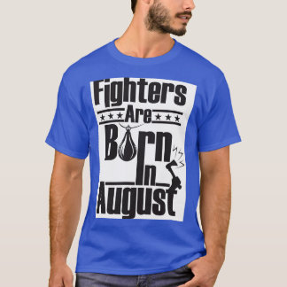 T-shirt devis d'anniversaire d'août