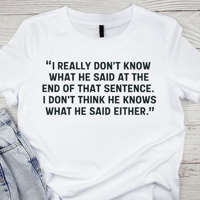 T-shirt Devis de débat amusant (Créateur téléchargé)