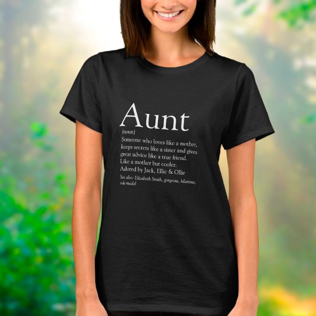 T-shirt Devis de définition personnalisée de la meilleure  (Créateur téléchargé)
