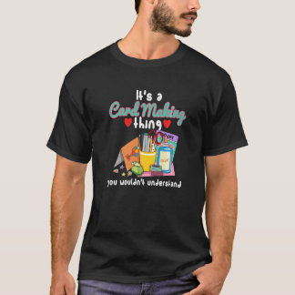 T-shirt Devis de fabrication de cartes pour un artisan de 