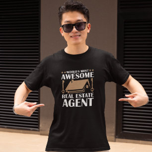 T-shirt Devis de l'agent immobilier amusant