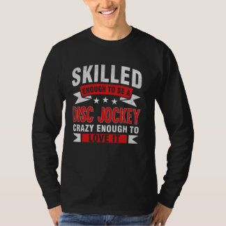 T-shirt Devis de profession amusant disque habile Jockey