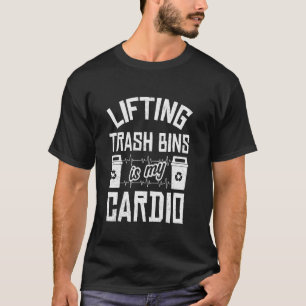 T-shirt Devis de ramassage des ordures de l'agent de salub