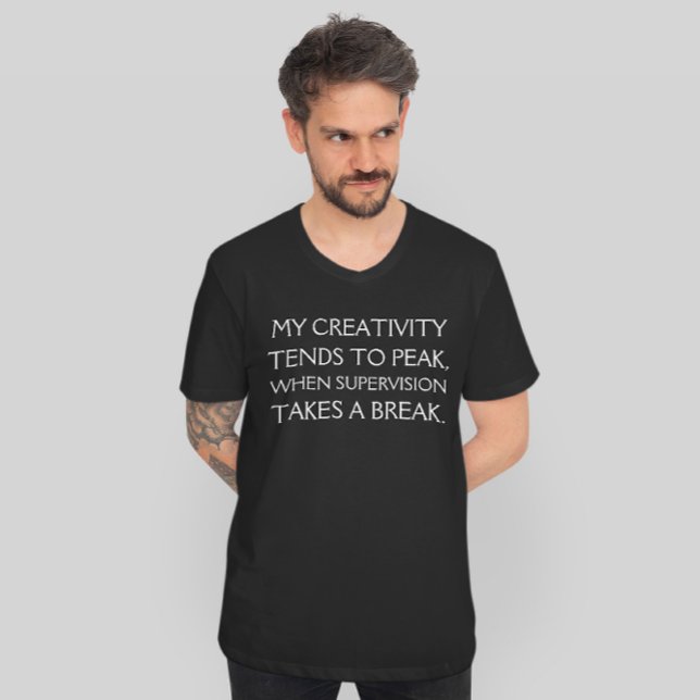 T-shirt Devis d'excuse d'évasion de la supervision amusant (Créateur téléchargé)
