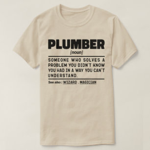 T-shirt Devis d'Humour de réparation de plomberie Noun