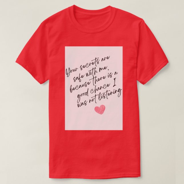 T-shirt Devis Drôle ADHD (Design devant)