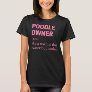 T-shirt Devis du propriétaire de caniche amusant