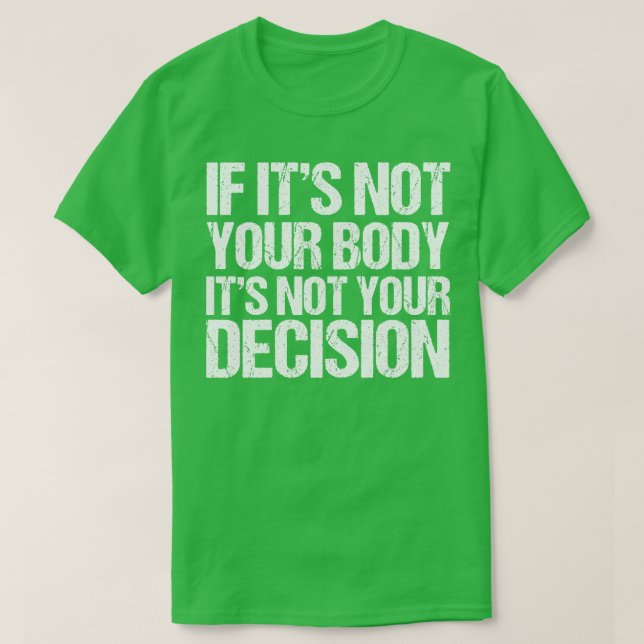 T-shirt Devis Pro Choice (Design devant)