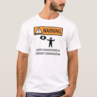 T-shirt Devis Shakespeare