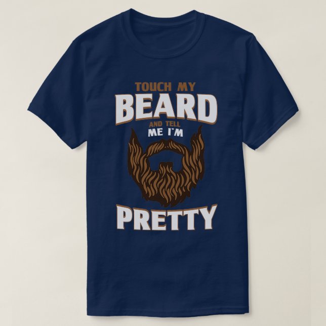 T-shirt Devis sur la barbe4 (Design devant)