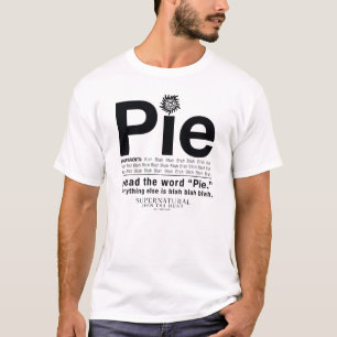 T-shirt Devis surnaturel "à tarte"