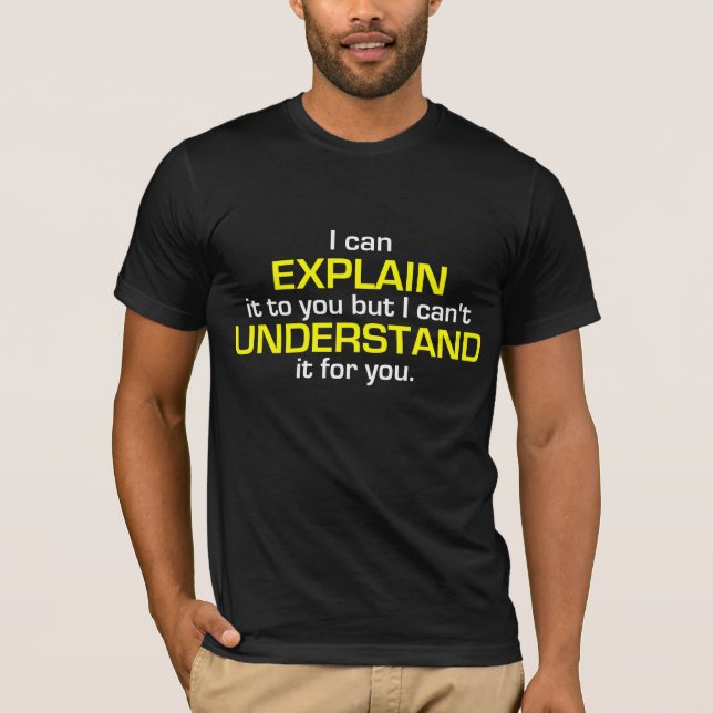 T-shirt Devise de l'ingénieur (Devant)