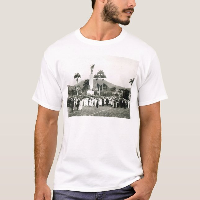 T-shirt Dévoilement du mémorial de guerre (Devant)