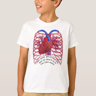 T-shirt Dextrocardie pun