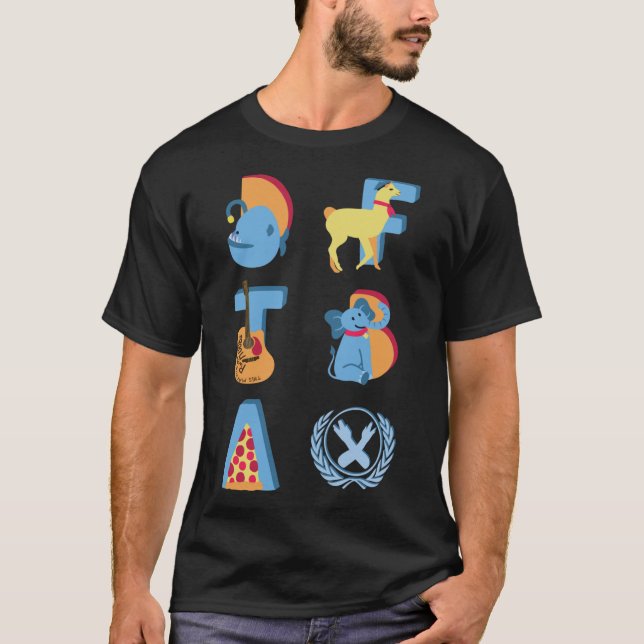T-shirt DFTBA - Don&amp ; 39 ; t Oublier d'être génial cla (Devant)