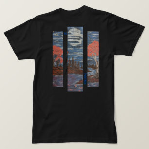 T-Shirt DG Paintings Coucher de soleil / Rivière s