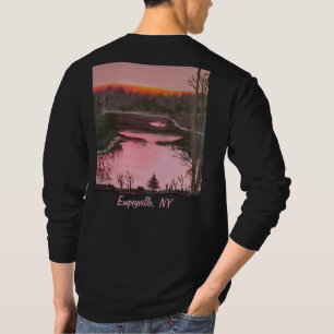 T-shirt DG Peintures Empeyville Pond Sunset manches longue