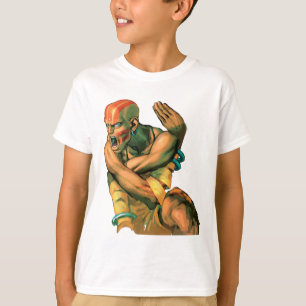 T-shirt Dhalsim a tordu