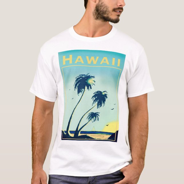 T-shirt d'Hawaï pour les hommes (Devant)