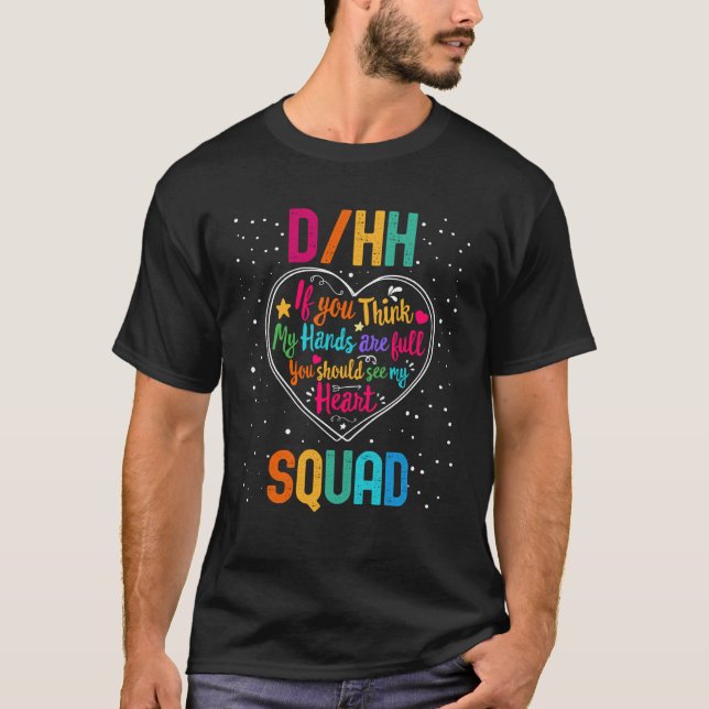 T-shirt DHH Squad Appreciation Week Back to School Heart (Devant)