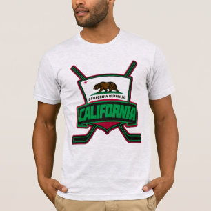 T-shirt d'hockey de la Californie d'impression de