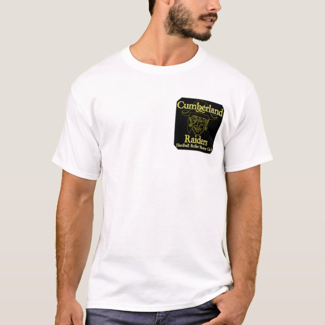 T-shirt d'hockey de rouleau de balle dure de (Devant)