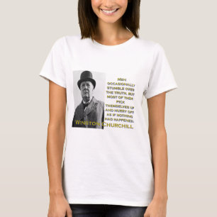 T-shirt D'hommes trébuchement de temps en temps -