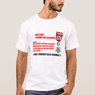 T-shirt d'Honneur record 2 de légions de Hollande