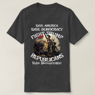 T-shirt DHS FBI CBP Américain Politique Élection Vote Drap