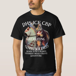 T-shirt DHS ICE CBP Service de recrutement Homeland