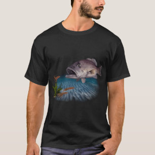 T-shirt Dhufish chassant le calmar