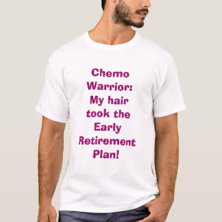 T-shirt d'humour de guerrier de chimio